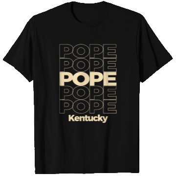Discover vintages Pope Kentucky Repeating Text T-Shirts