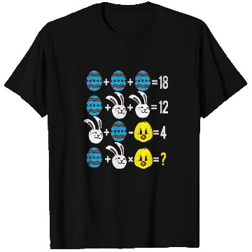 Discover Easter Order of Operations Quiz Math Teacher easter Egg Hunt 1 T-Shirts