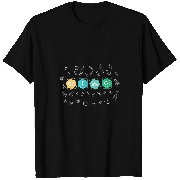Discover Science Chemistry Elements Periodic Table Nerd Geek STEM T-Shirts