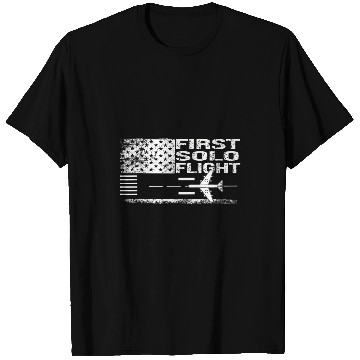 Discover First Solo Flight Aircraft Pilot Plane T-Shirts