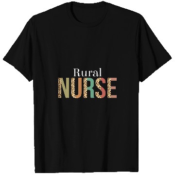 Discover Leopard Rural nurses Print For Nursing Student T-Shirts