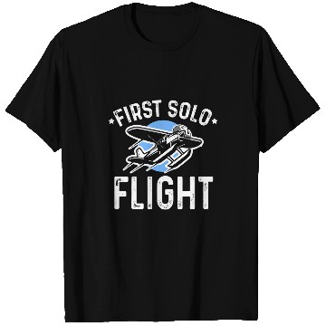 Discover First Solo Flight T New Pilot 1 T-Shirts
