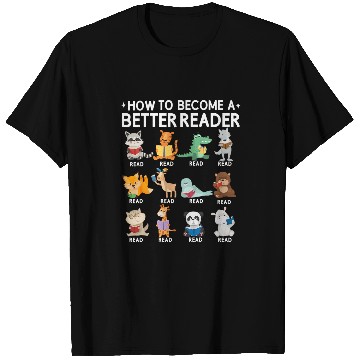 Discover Reading Teacher How to Become a Better Reader Book Lover T-Shirts