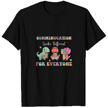 Discover Communication Looks Different For Everyone Speech Therapy T-Shirts