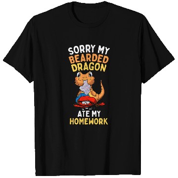 Discover Funny Bearded Dragon Back To School Lizard Reptile Animal T-Shirts