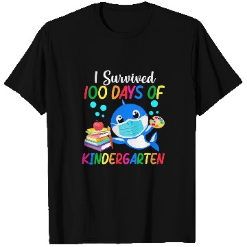 Discover I Survived 100 Days Of Kindergarten Boys Student T-Shirts