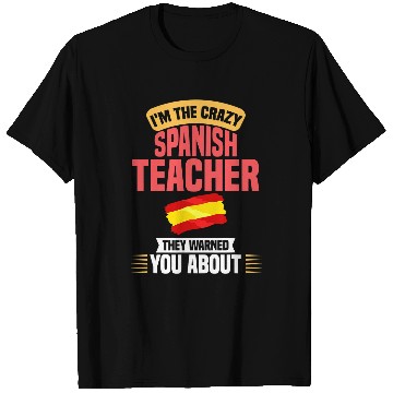Discover Spanish Teacher Spain Flag Language Lesson Student 8 T-Shirts