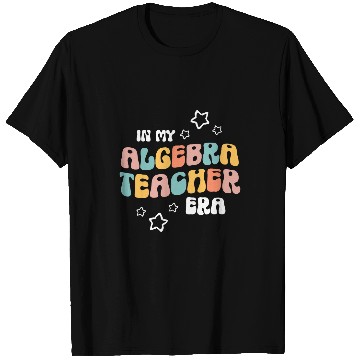 Discover Retro Boho Math Professor In My Algebra Teacher Era T-Shirts