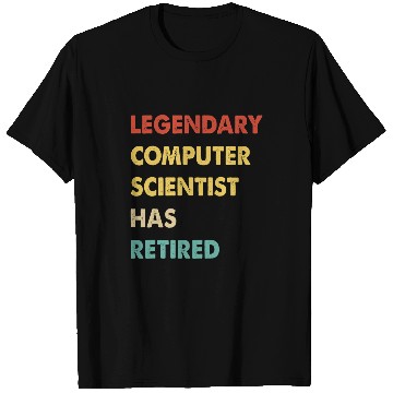 Discover Retro Legendary Computer Scientist Has Retired T-Shirts