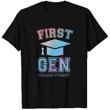 Discover First Generation College Student Grad University Graduate T-Shirts