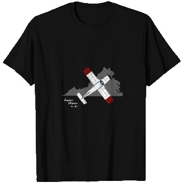Discover PA32 Cherokee Six over Virginia Pilot Design T-Shirts