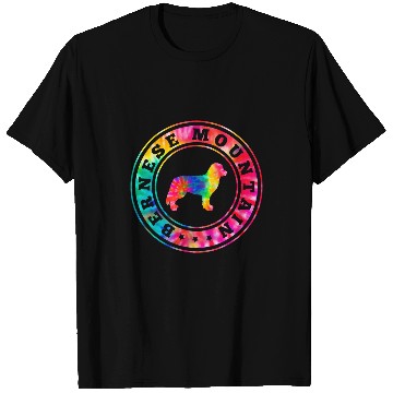 Discover Tie Dye Bernese Mountain Dog Mom Dad Pet Lover T-Shirts