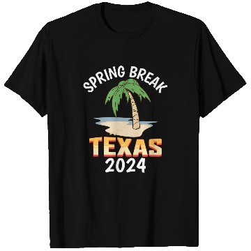 Discover Spring Break Texas 2024 College Student Spring Break T-Shirts