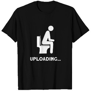 Discover Uploading downloading it nerd funny programmer T-Shirts