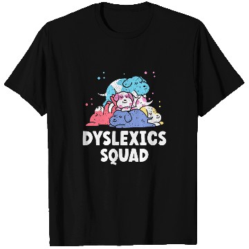 Discover Dyslexics Squad Speech Therapy Awareness Dyslexic Dyslexia T-Shirts