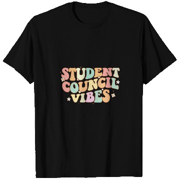 Discover Groovy Student Council Vibes School Student Council T-Shirts