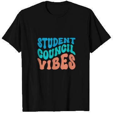 Discover Groovy Student Council Vibes School Student Council Vibe T-Shirts