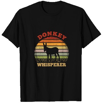 Discover Donkey whisperer mule retro T-Shirts