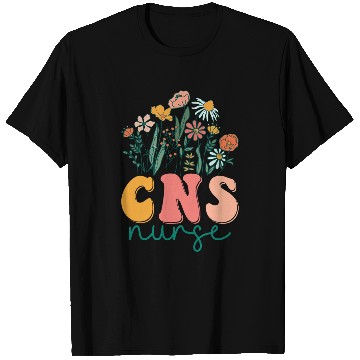 Discover Groovy Wildflower Clinical nurses Supervisor Tees T-Shirts