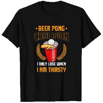 Discover Drinking Game Alcohol Beer Student Party Game Beer Pong 1 T-Shirts