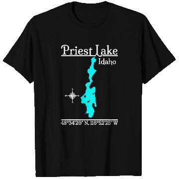 Discover Priest Lake Idaho T-Shirts