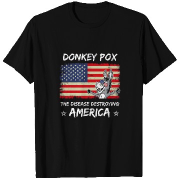 Discover donkey pox  disease destroying america  antis biden 1 T-Shirts
