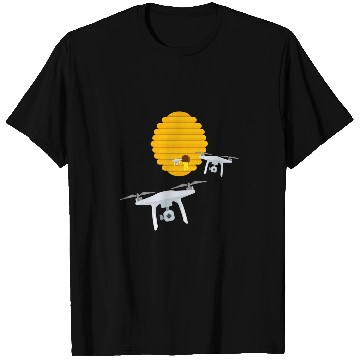 Discover Swarm of Drones from a Bee Hive T-Shirts