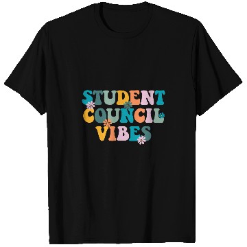 Discover Groovy Student Council Vibes School Student Council 2 T-Shirts