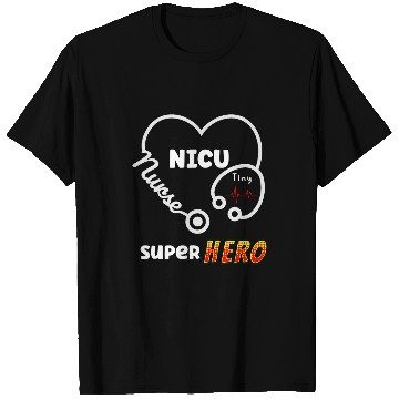 Discover NICU nurses Tiny Heartbeats Superhero Little Things Matter T-Shirts