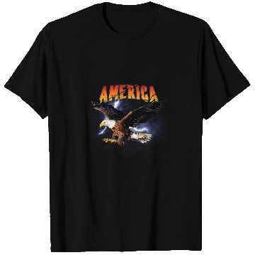 Discover Bald Eagle  USA Badass Military America T-Shirts