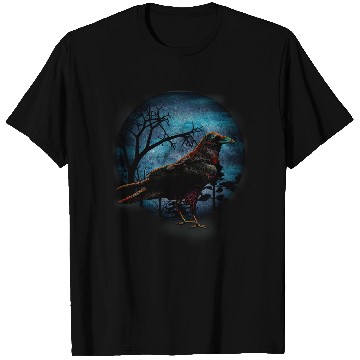 Discover Bird nerd a raven crow moon for bird watchers T-Shirts