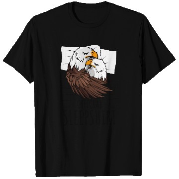 Discover Bald Eagle Patriotic Official Sleep T-Shirts