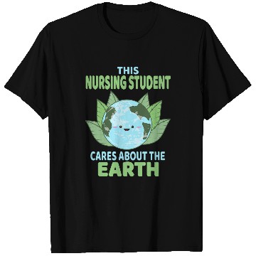 Discover Nursing Student Earth Day Environmental Awareness T-Shirts