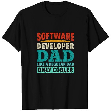 Discover Software Developer Dad Computer Programmer Coding 2 T-Shirts