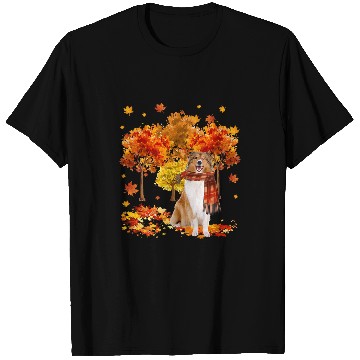 Discover Its Fall Yall Cute Rough Collie Autumn Tree Fall Leaves 20 T-Shirts