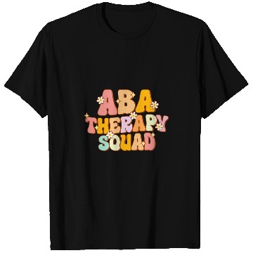 Discover Aba Therapy Squad Groovy Back to School Therapist T-Shirts