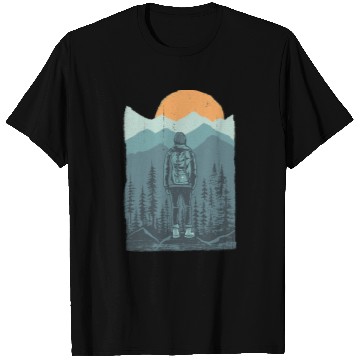 Discover Hiking Hiker Outdoor Hiker 162 Hike T-Shirts
