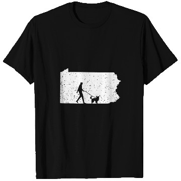 Discover Australian Shepherd Walking Pennsylvania Dog Lover T-Shirts