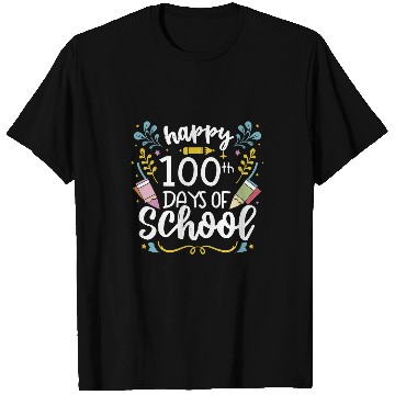 Discover Happy 100 Days Of School its a Day For Learning 3 T-Shirts