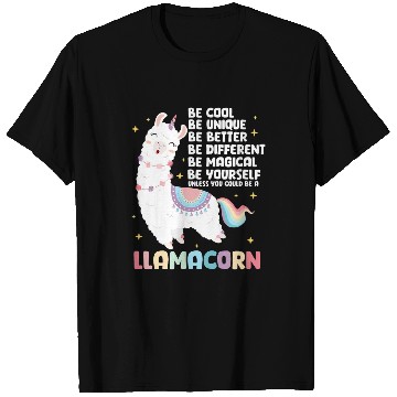 Discover Llama Unicorns Be A Llamacorn T-Shirts