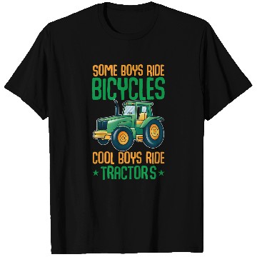 Discover Tractor driving Kids Farm Lifestyle Life Is Better On DaddyS Tractor T-Shirts