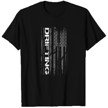 Discover American Flag Car Racing Drifting T-Shirts