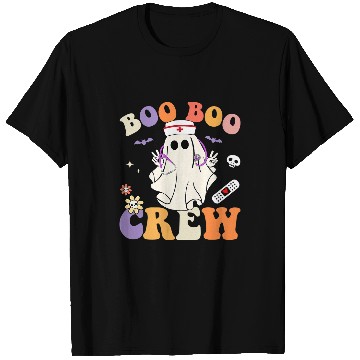 Discover Boo Boo Crew nurses s Halloween nurses s Cute ghosts T-Shirts