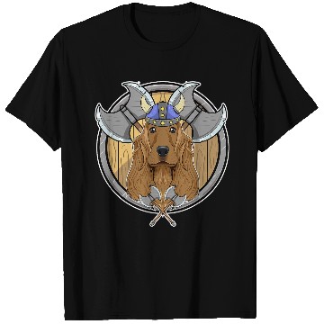 Discover Dog Cocker Spaniel I Valhalla I Viking T-Shirts