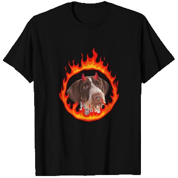 Discover Devil Dog Pointers German Wirehaired T-Shirts