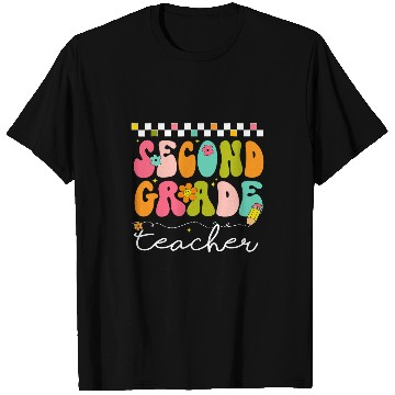 Discover Teacher Student Second Grade Teacher 2nd Squad Teacher Team T-Shirts