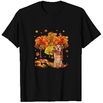 Discover Its Fall Yall Cute Australian Cattle Autumn Tree Fall Leaves 1 T-Shirts