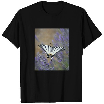 Discover Stunning Swallowtail On Lavender Spike Photograph T-Shirts