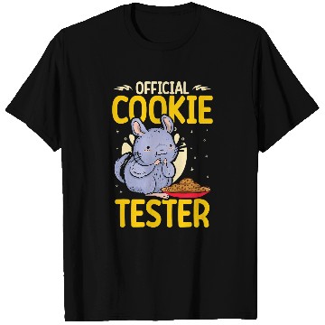 Discover Funny Official Cookie Tester Baker Chinchilla Lover T-Shirts