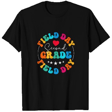 Discover Second Grade Field Day Squad Teacher PE Field Trip T-Shirts